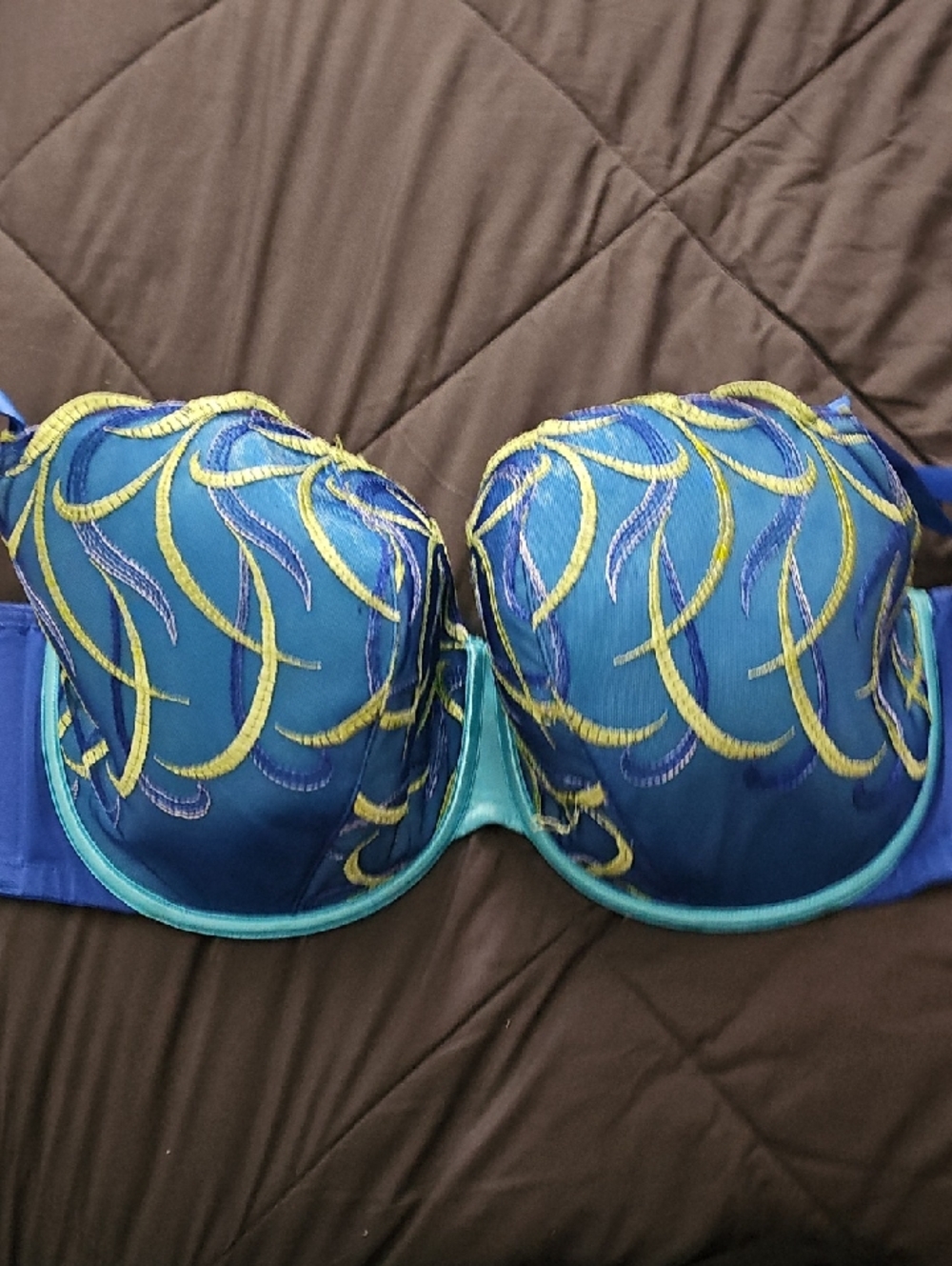 Cacique Royal Blue Underwire Bra